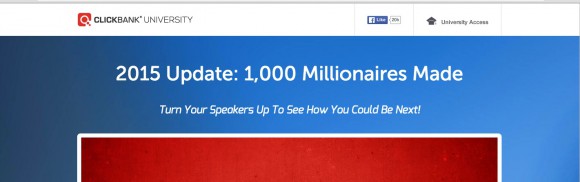 ClickBank University 1000 Millionaires Made