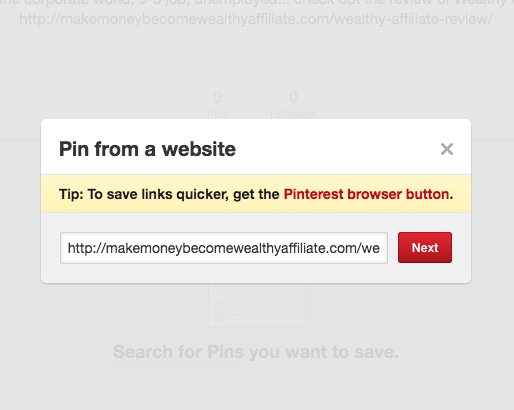 Pinterest Pin From A Website