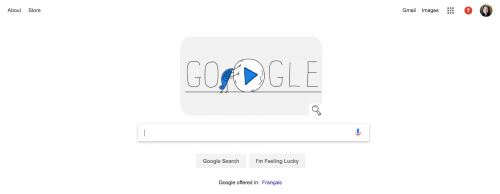 Google Call To Action Negative Space