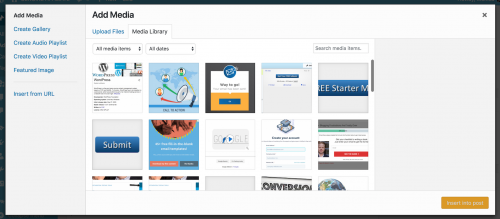 WordPress Add Media