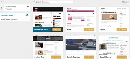 WordPress Themes